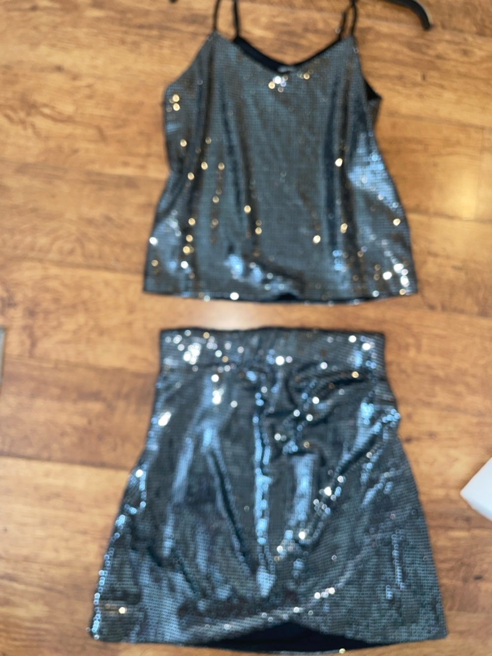 Skirt and top glitter sparkle set cocktail dress party outfit D&G GG